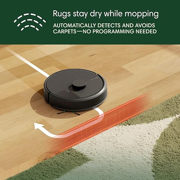 IROBOT ROOMBA 105X COMBO ROBOT VACUUM & MOP WITH AUTOEMPTY DOCK, SELF‑EMPTYING FOR UP TO 75 DAYS, 70× POWER‑LIFTING SUCTION, SMART LIDAR MAPPING, APP & VOICE CONTROL, IDEAL FOR HOMES WITH PETS & KIDS