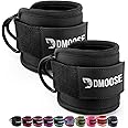 DMoose Ankle Strap for Cable Machine - One Size Fit with Premium Padding, Workout Kickback Ankle Cuffs, Ankle Bands for Worki