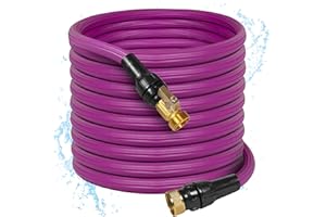 XINTOP Garden Hose 50ft Expandable Water Hose Pipe Flexible Lightweight Yard Hose Portable Collapsible Outdoor Hose Stretchable Garden Long Hose with 3/4 inch Solid Brass Fittings for Watering and Washing