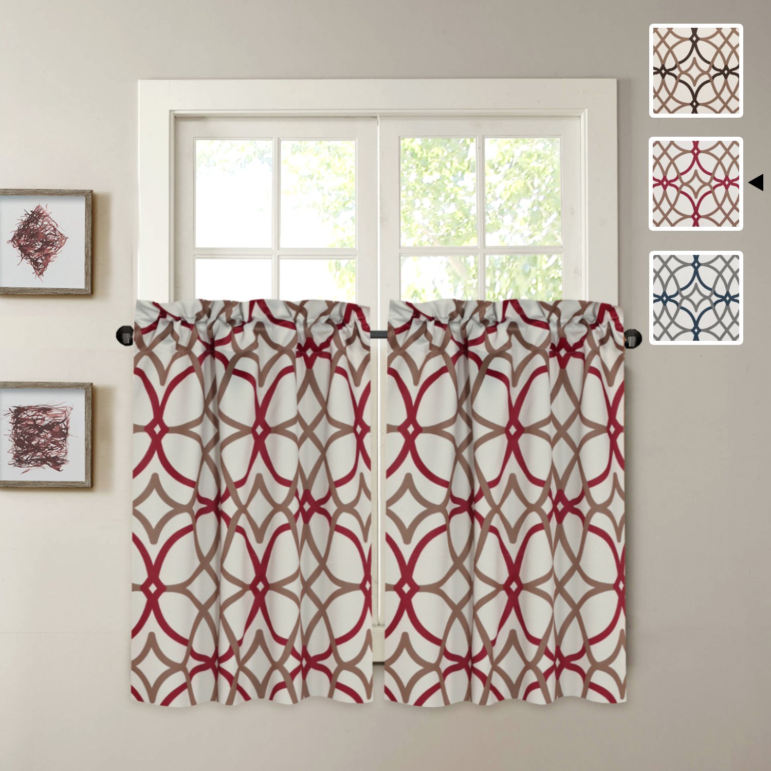 Best Kitchen Curtains 36 Inch Length Sets