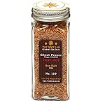 The Spice Lab's - Gourmet Ghost Pepper Sea Salt Hot! Hot! In a Glass Spice Bottle
