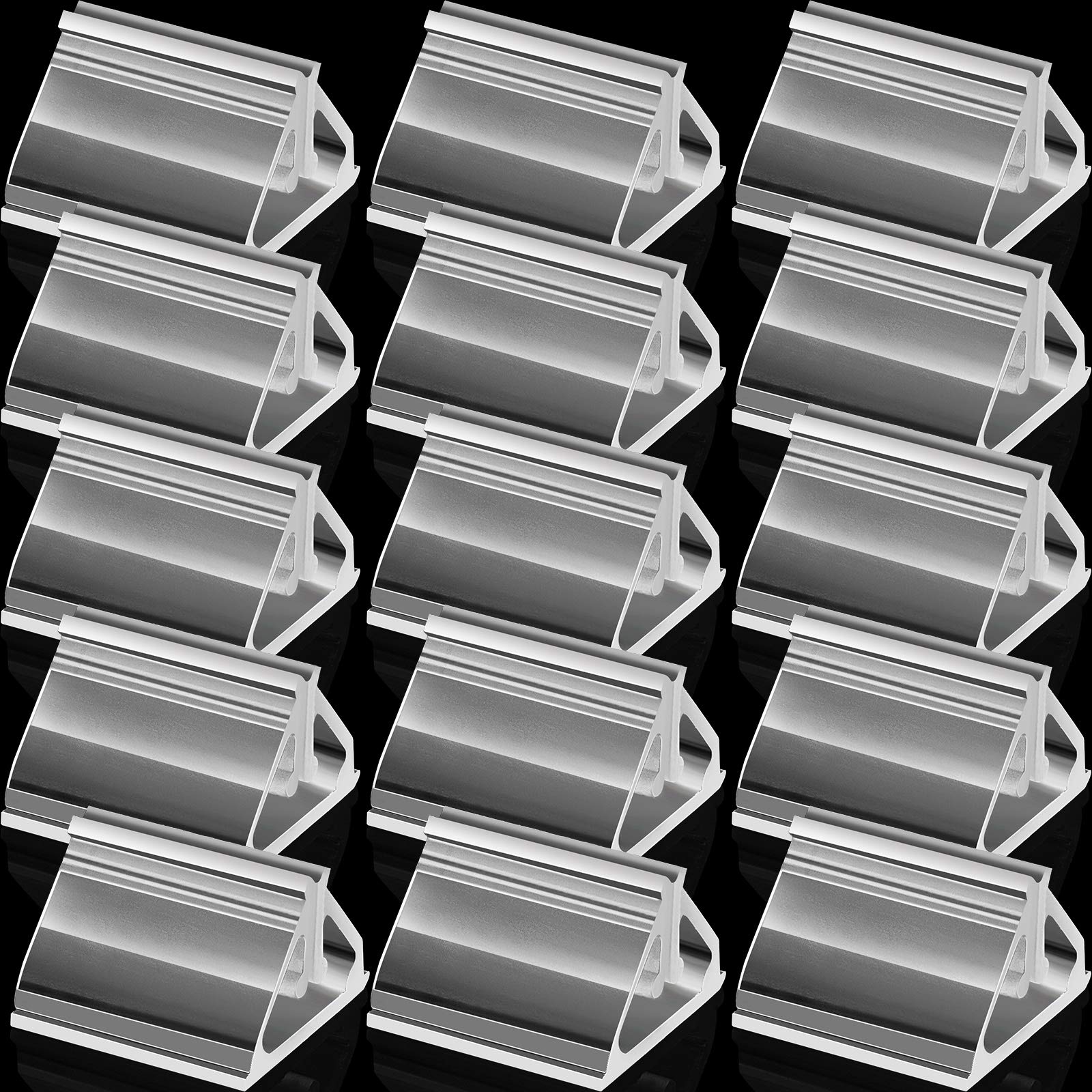 Jetec 48-Piece Clear Plastic Game Card Stands for DIY Board Games, Office, or Party Use
