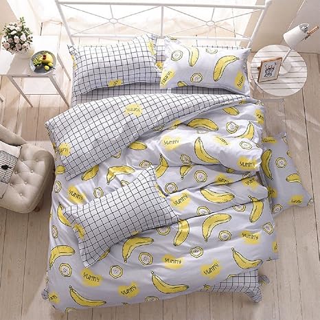 SET Banana Quilt/Doona/Duvet Cover Set 