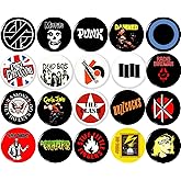 Punk button pin set of 20 1"inch (25mm)