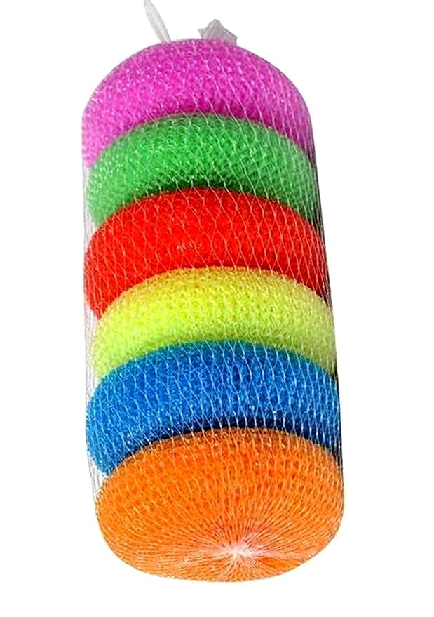 NABIL CREATION Nylon Plastic Scrub Pads Foam Pad Sponge Scourer Kitchen