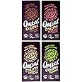 Ombar Centres Bean to Bar Dark Chocolate Bar Variety Pack – Organic, Fair Trade, and Vegan Chocolate Bars Pack of 4 (70g Each)