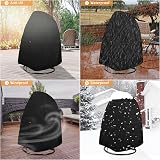 Dokon Waterproof Heavy Duty Egg Chair Cover 190x115cm Black view 3