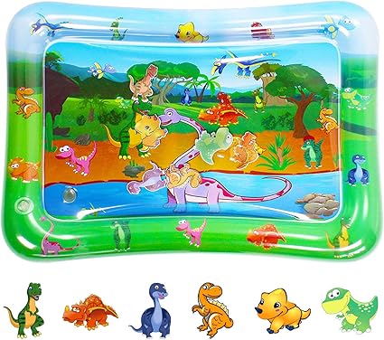 inflatable dinosaur play mat