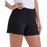 Willit Women's 4.5" Golf Shorts Quick Dry Outdoor Causal Shorts with Pockets Water Resistant