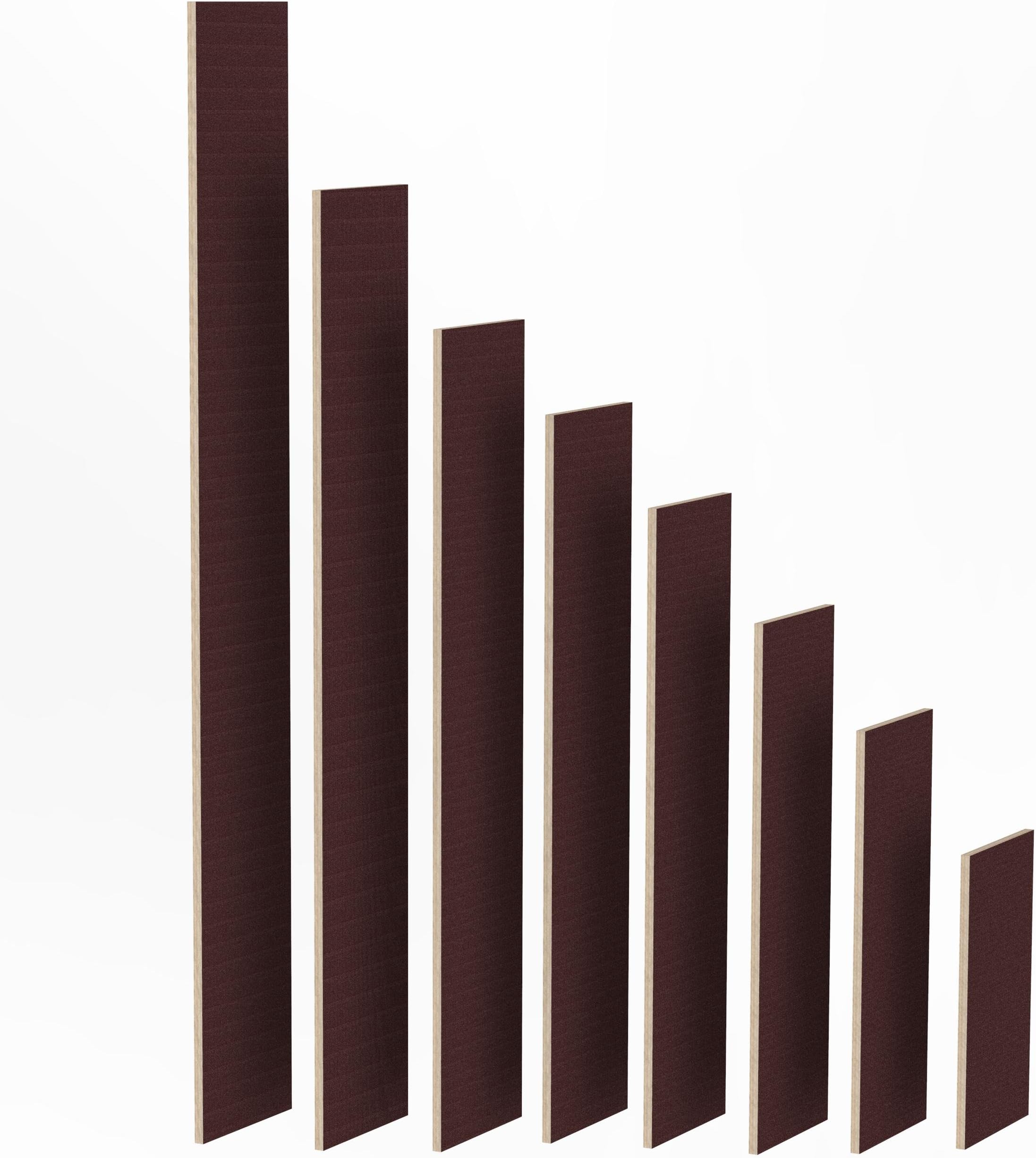 100mm Wooden Boards 24mm Film Coated Plywood Panels 1m - 2m lengths 1st class Birchwood Solid Ply Wood Hardwood Sheets: 1645 mm