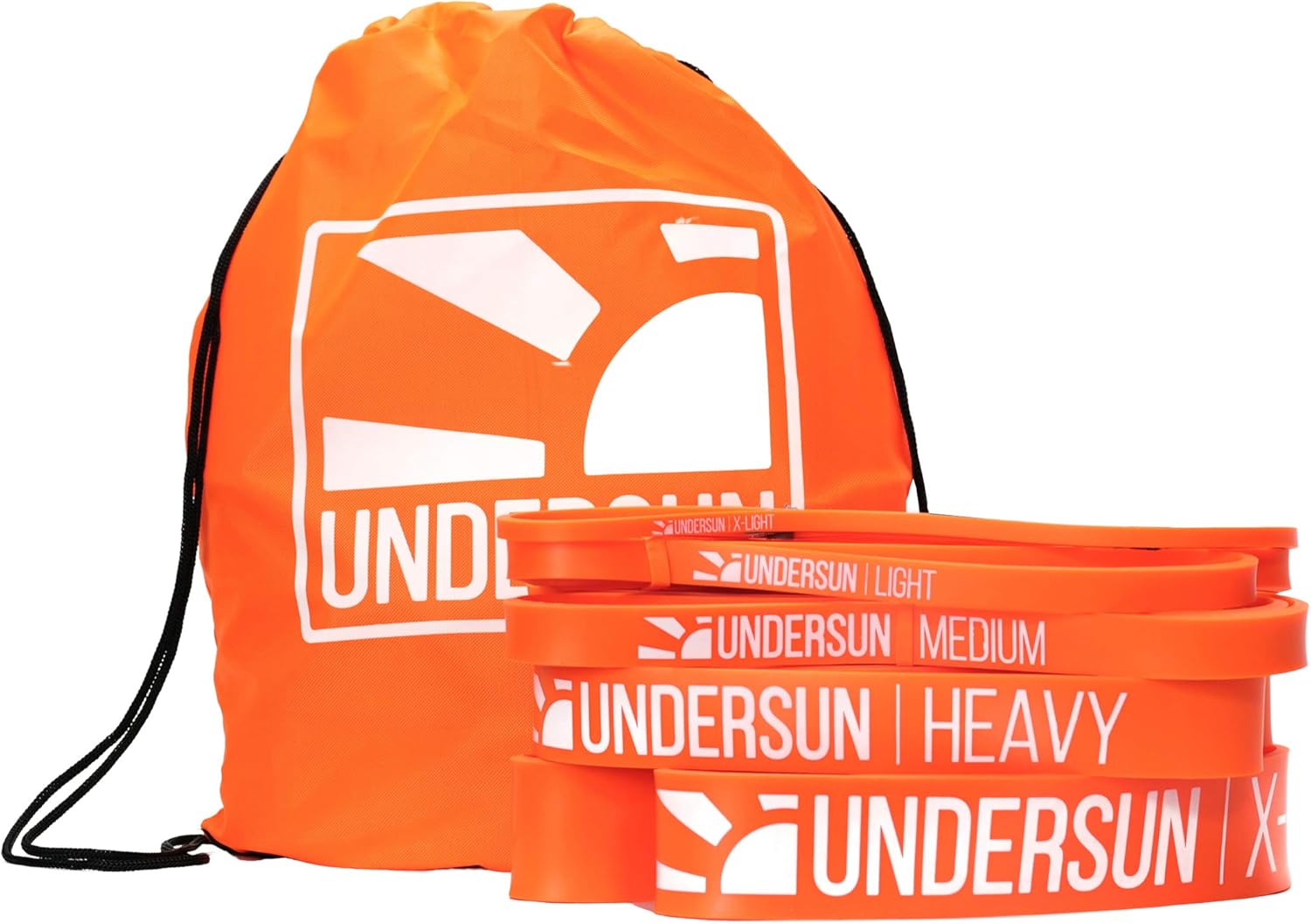 Undersun The 5Band Complete Exercise Band Set Includes 5 Different