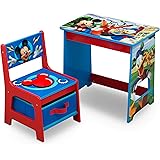 mickey mouse chair desk with storage bin