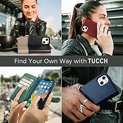 TUCCH Wallet Case for iPhone 14 Plus 6.7", [RFID
