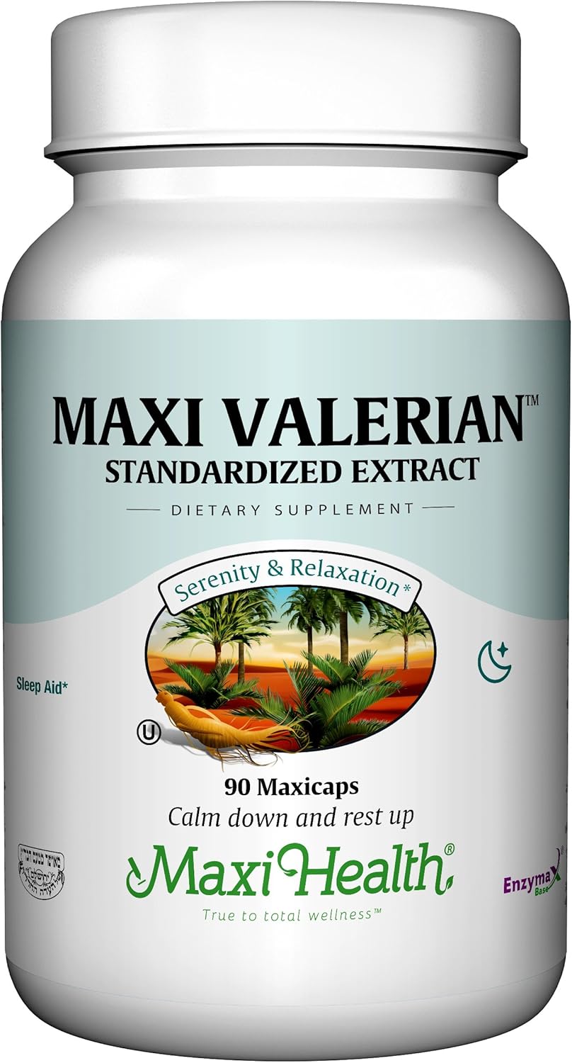Maxi Health Valerian Root Standardized Extract Relaxation & Sleep