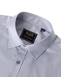 J.VER Men's Dress Shirts Solid Long Sleeve Stretch