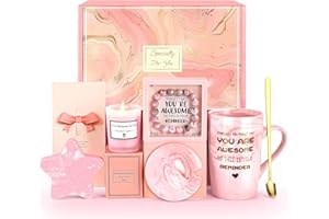 Christmas Gifts for Women, Birthday Gift Set for Women, Her, Mom, Wife, Sister, Friends – Includes Ceramic Mug, Bracelet, Sce