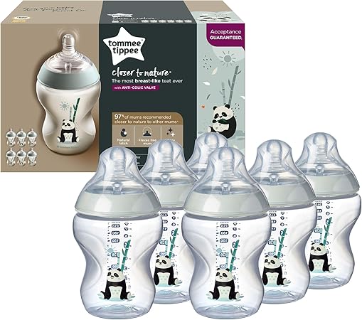 tommee tippee closer to nature 6 bottles