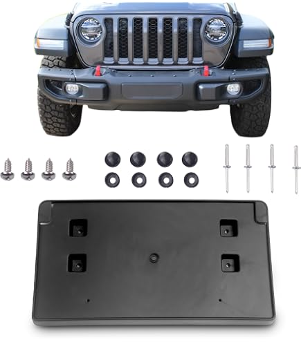 ネ*ン様 Genright Front License Plate Mount Jeep Universal Front
