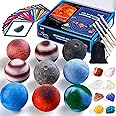 JoyCat Gemstone Dig Kit, Excavate 18 Gems from The Solar System, Gem Digging Kit for Kids Age 6-8-12, Space Planet Toys STEM Science Kits Christmas Birthday Presents for Boys Girls
