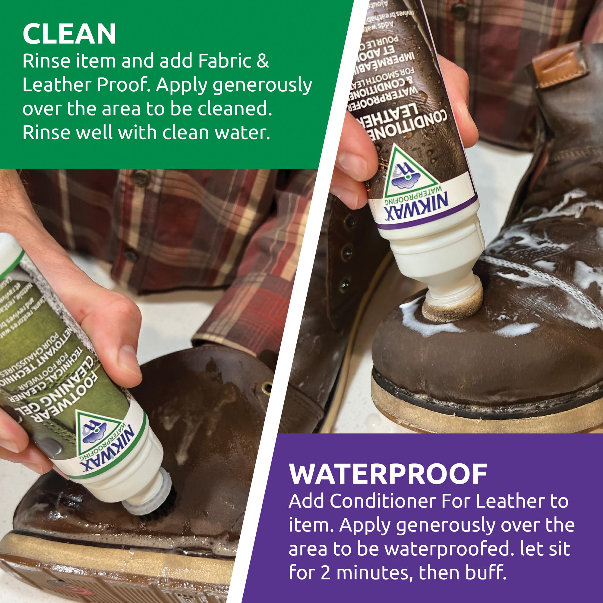Nikwax Conditioner for Leather, Conditions, Restores, Revitalizes, Boot, Shoe and Footwear Care