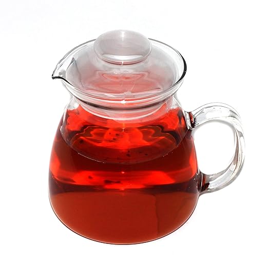 Simax Glassware 20 oz. Tetera de cristal | Boquilla corta, apta ...