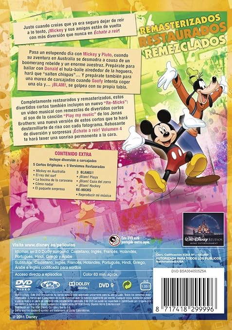 Amazoncom Echate A Reir Con Mickey Vol 4 Import Movie