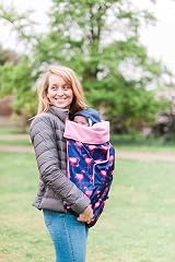 BundleBean GO Universal Waterproof Footmuff Navy Flamingo view 9
