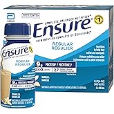 Ensure Regular, Nutritional Supplement Shake, Nutrition To Stay Active And Energetic, Vanilla, 6 x 235-mL Bottles