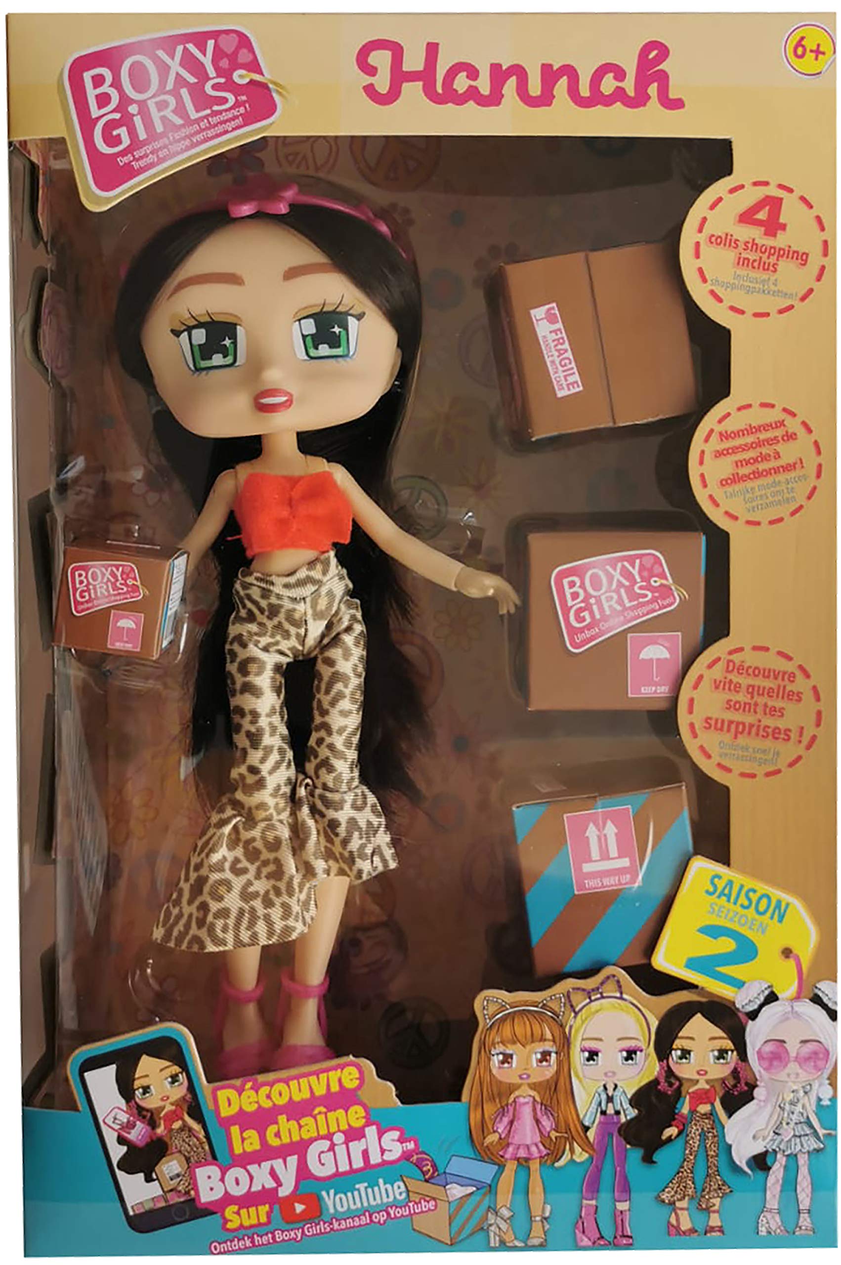 BOXY GIRLS HANNAH Fashionista Dolls That Are Going To Speak About Them - As Seen On TV