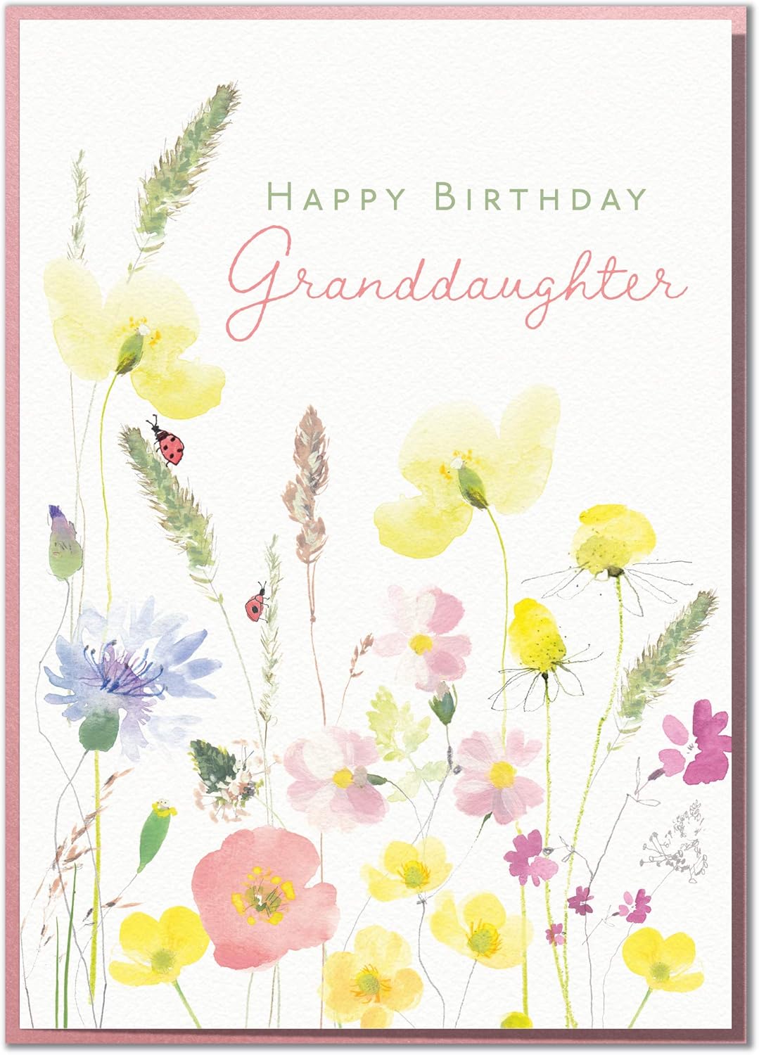 Happy Birthday Granddaughter. Lovely Birthday Card for a Special Granddaughter, Multicolour, 170 x 120 mm