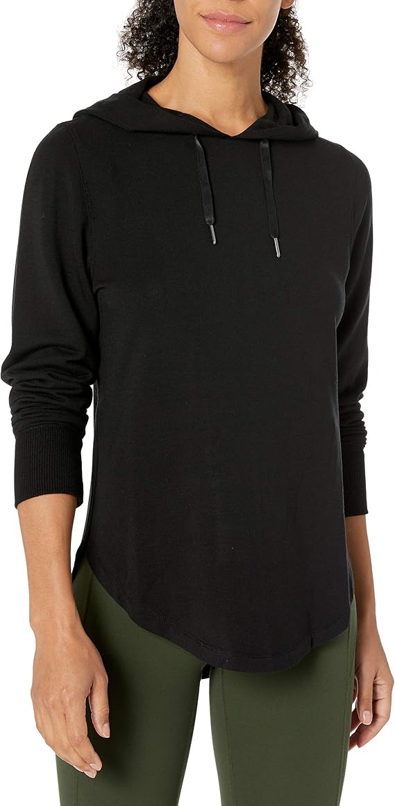 Amazon Brand - Core 10 Women's (XS-3X)Cloud Soft Yoga Fleece Hoodie Sweatshirt