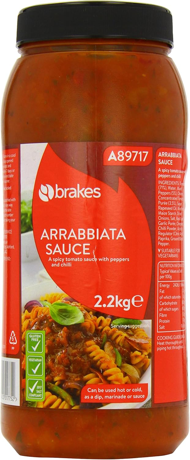 Brakes Arrabiata Pasta Sauce 2.2 kg Amazon.co.uk Grocery