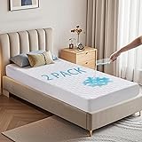 BEDLORE 2 Pack Waterproof Mattress Protector, Twin