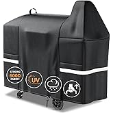 Grisun Grill Cover for Pit Boss Austin XL, Rancher XL, 1000/1100/1150 Series - 1000C, 1000D3, 1000SC, 1000SC2, 1000SQ,1000T4, 1100 Pro, 1150 Pro, 600D Anti-Fade Waterproof Pellet Grill Cover