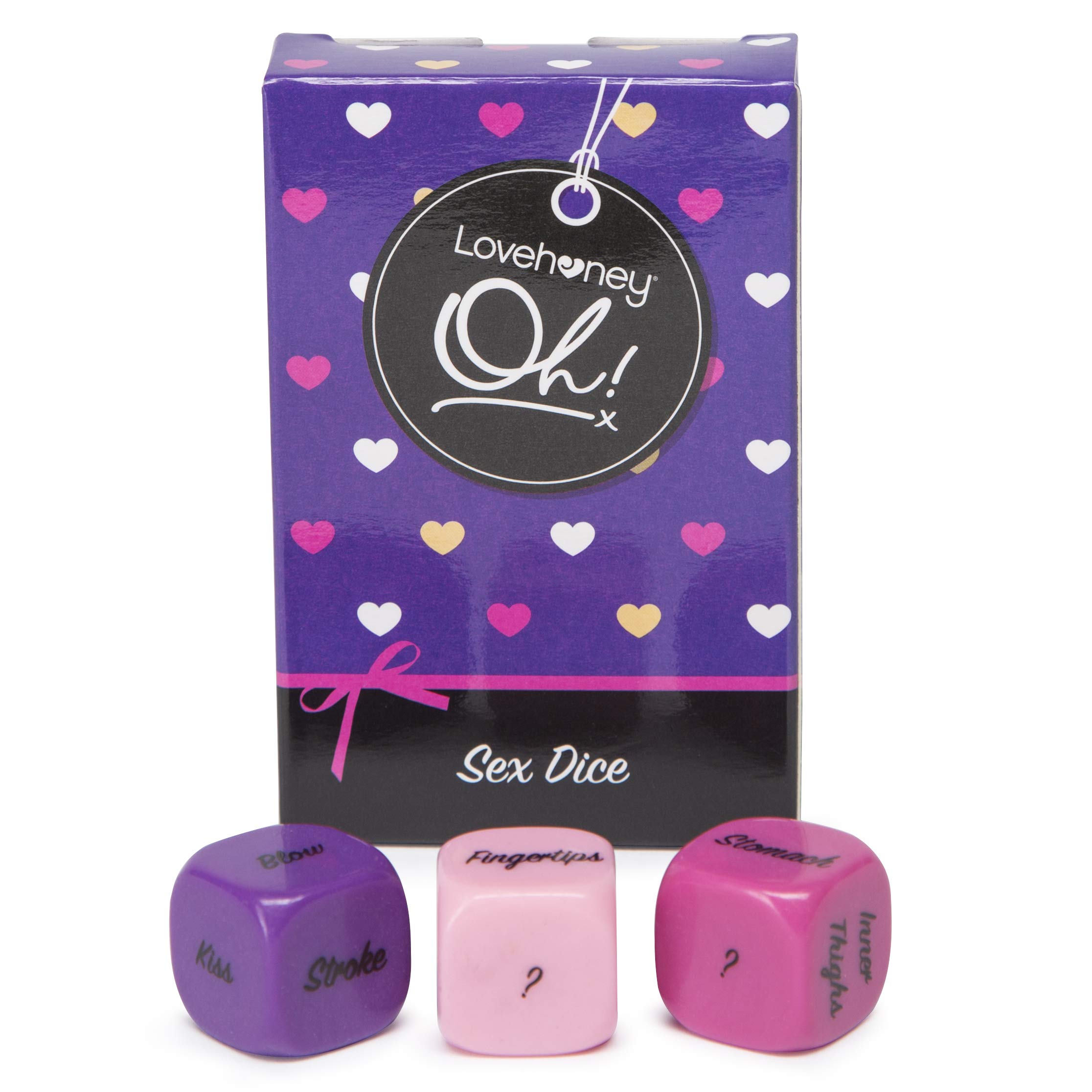 Lovehoney Oh! Adult Role Play Foreplay Dice Game for Couples - Pack of 3