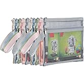 TrueLux 10 Pack Colored Mesh Zipper Pouch Bags, Double-Layer Nylon Building Block Sets Toy Storage & Organization, Breathable See Through A5 Zipper Pouch with Handle for Activity Games