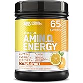 Optimum Nutrition New Flavor Amino Energy - Pre Workout with Green Tea, BCAA, Amino Acids, Keto Friendly, Green Coffee Extract, Energy Powder - Citrus Spritz, 65 Servings (Packaging May Vary)