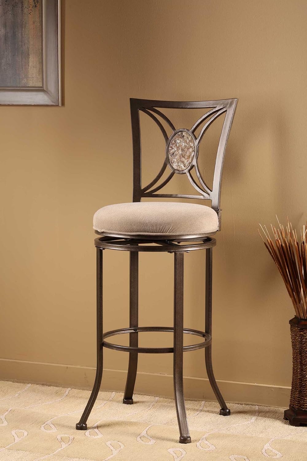 Best 26 inch bar stool swivel back