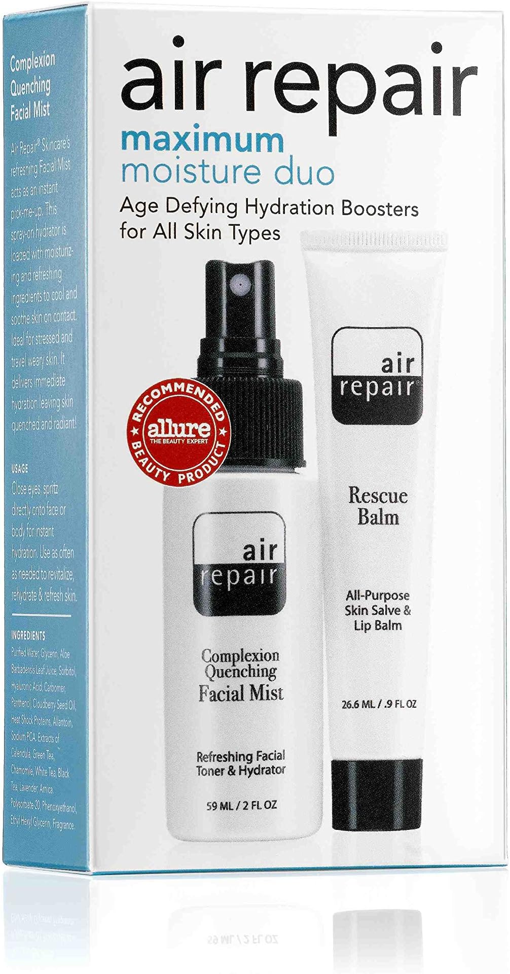 – Maximum Moisture Duo – Facial Mist and Rescue Balm