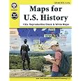 Amazon.com: Mark Twain - Maps for U.S. History, Grades 5 - 8: 9781622235926: Mark Twain Media: Books