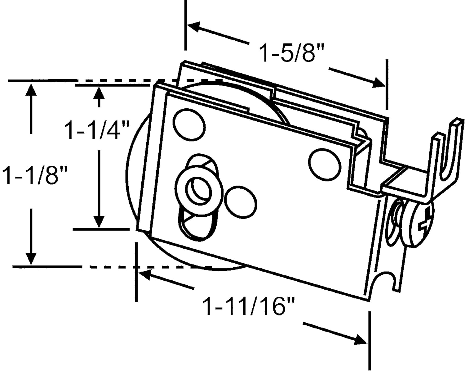 Garage Door Parts Stamped Glass Door Rollers Look Steel Roller