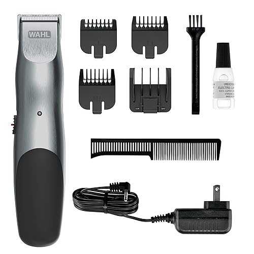 Wahl Groomsman Corded or Cordless Beard Trimmer for Men Rechargeable  Grooming Kit for Facial Hair Beard Trimmer Groomer Model 9918-6171V  in