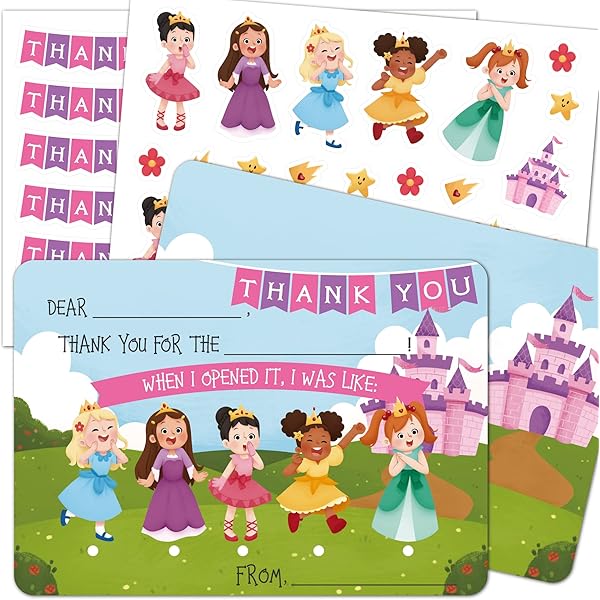 amazon-com-princess-party-thank-you-cards-for-kids-20-count-with-envelopes-fill-in-the-blank-template-for-birthday-pretty-pink-purple-sequin-design-thank-you-notes-princess for Free Printable Disney Princess Thank You Cards Amazon.com : Princess Party Thank You Cards for Kids (20 Count with Envelopes) - Fill in the Blank Template for Birthday - Pretty Pink Purple Sequin Design Thank You Notes - Princess for Free Printable Disney Princess Thank You Cards