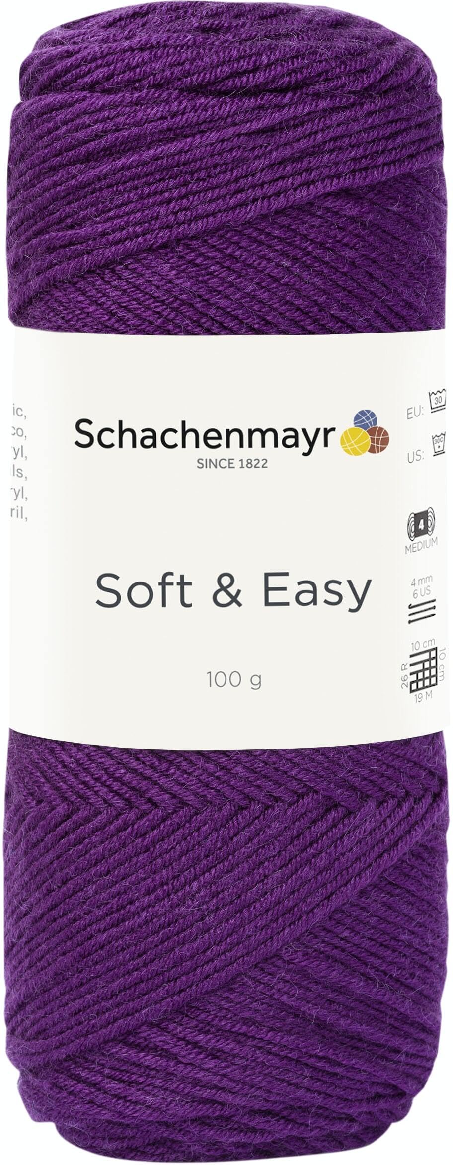 Schachenmayr Soft & Easy 100 g Clematis Hand Knitting Yarn