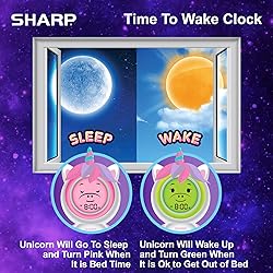 SHARP Ready to Wake Unicorn Sleep Trainer, Kid’s