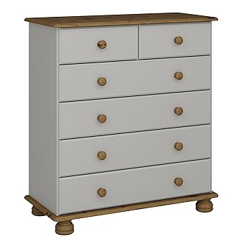 Steens Chest Of Drawers Mdf Grey Pine One Size Amazon Co Uk