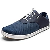 OLUKAI Nohea Moku Men's No Tie Boat Shoes, Breathable & Quick Dry Mesh, Effortless Design & Barefoot Wearability, All-Day Comfort & Support