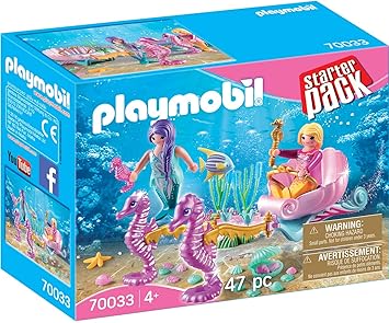 PLAYMOBIL- Starter Pack StarterPack Carruaje Caballitos de Mar ...