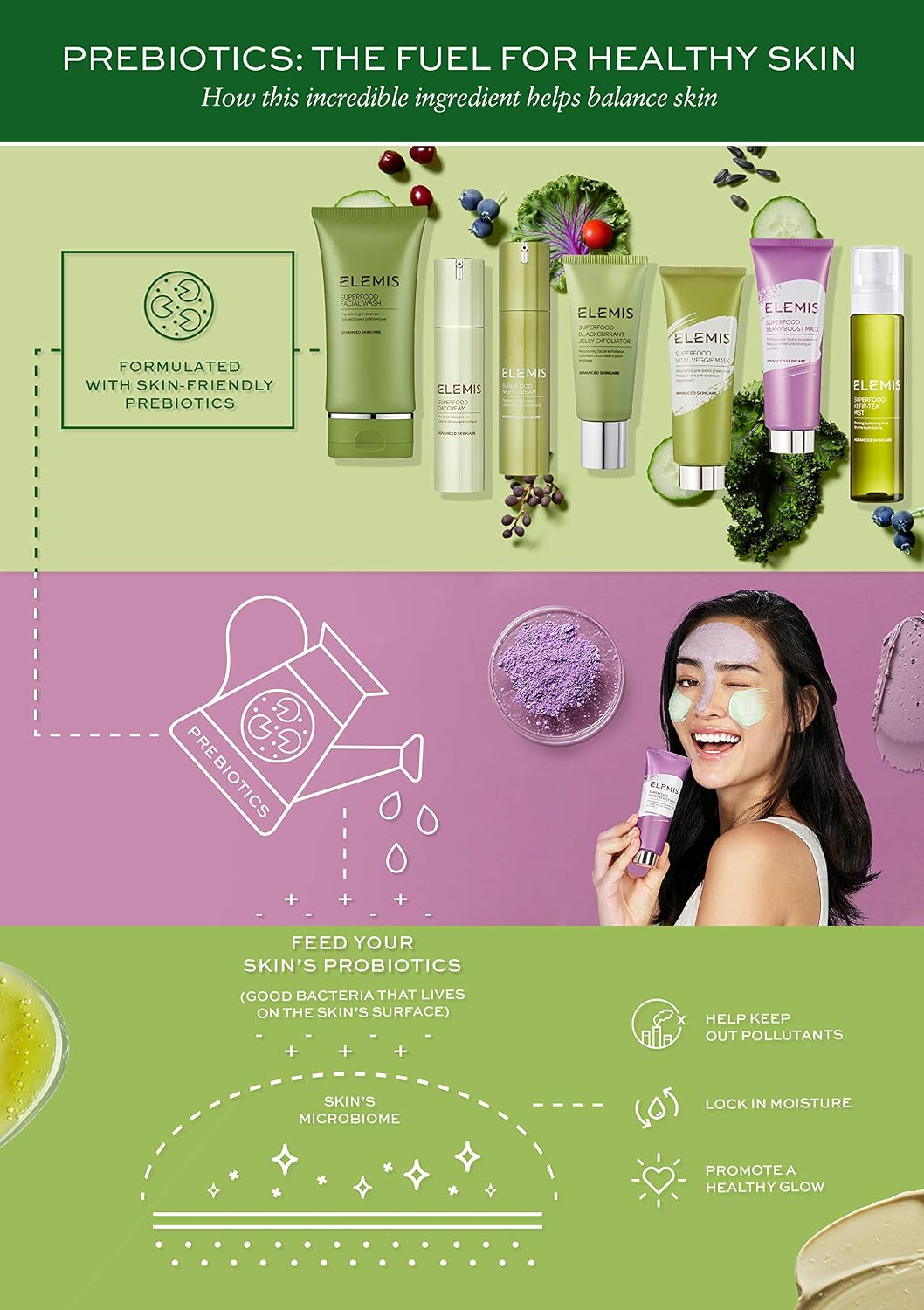ELEMIS Superfood Multi Mist 100ml, 4-in-1 Hydrating Face Spray with Antioxidant-Rich Superfoods to Nourish, Prime - Image 5