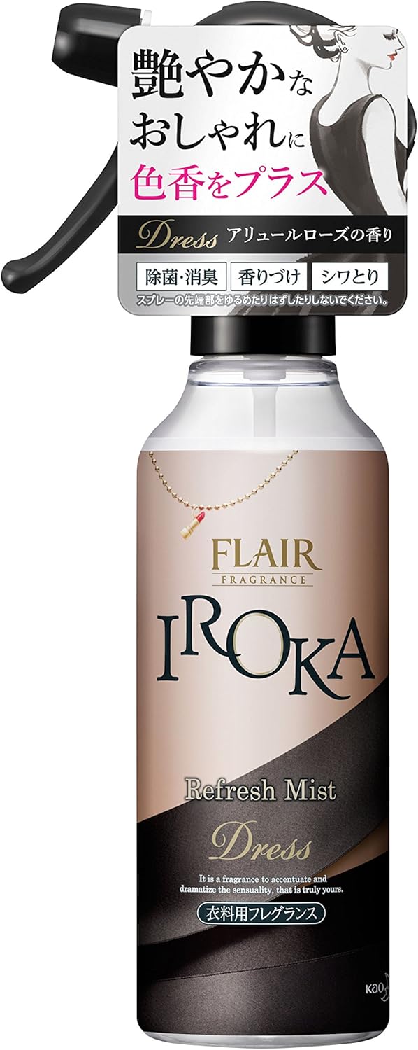 Amazon フレアフレグランス 衣料用ミスト Iroka イロカ Dress ドレス 本体 0ml フレアフレグランス 液体柔軟剤